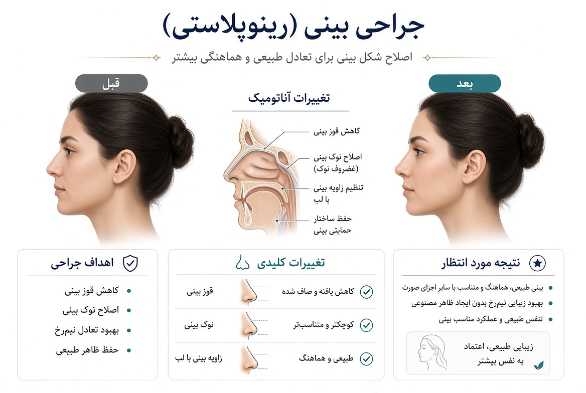 جراحی بینی چیست ؟